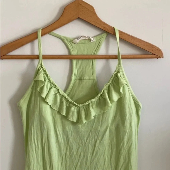 Old Navy Racerback Ruffle Tank Top - Picture 2 of 5